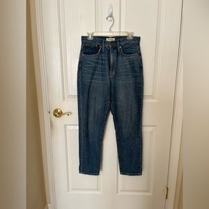 High waisted Madewell mom jeans